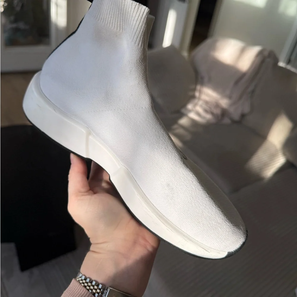 Alo White Sock Sneakers - Picture 6 of 11